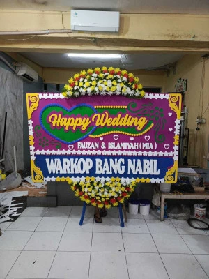 Papan Bunga di Sumbermulya Haurgeulis