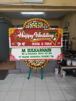 Papan Bunga di Sumbermulya Haurgeulis