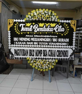 Papan Bunga di Sumbermulya Haurgeulis
